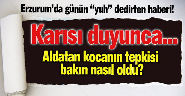 Bu da 'aldatma' dayağı!