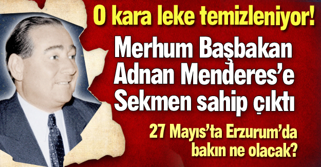 Erzurum kara bir lekeden kurtuluyor!