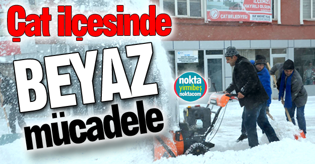 Çat'ta beyaz mücadele