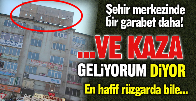 Kaza "GELİYORUM" diyor!