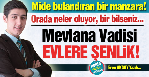 Mevlana Vadisi evlere şenlik!