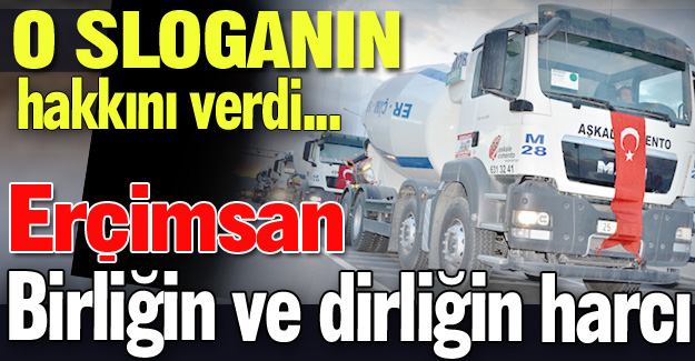 O sloganın hakkını verdi...