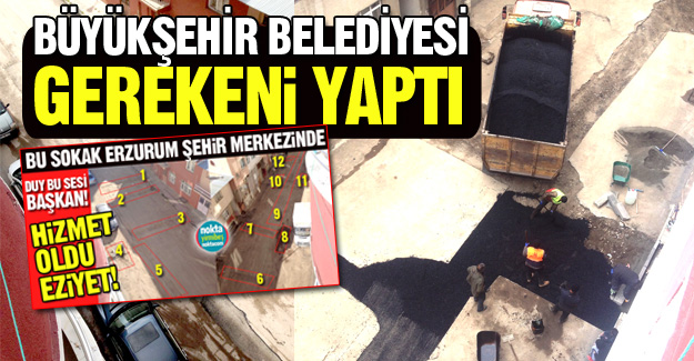 Büyükşehir, gerekeni yaptı...