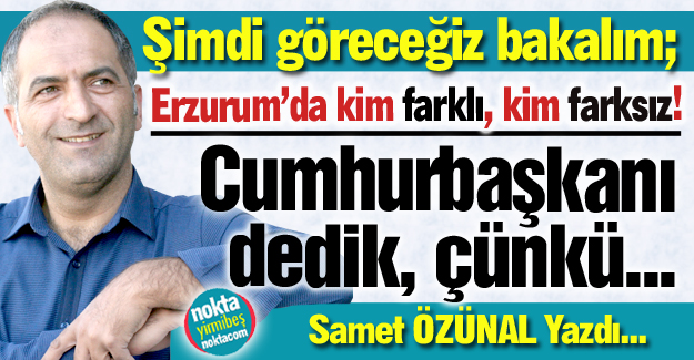 Kim farklı, kim farksız!