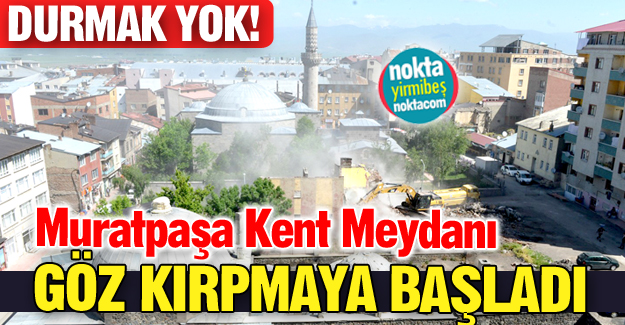 Muratpaşa Meydanı tamgaz!