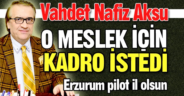 Aksu, kadro istedi!
