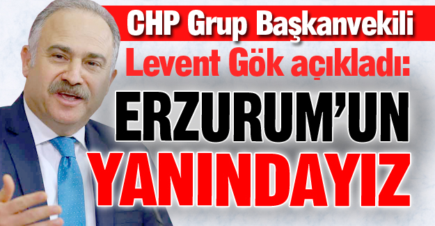 CHP'den Erzurum'a destek!