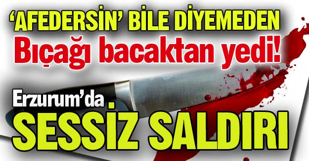 Erzurum'da sessiz saldırı!