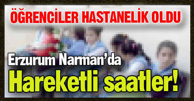 Öğrenciler hastanelik oldu!