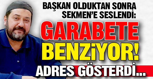 Sekmen'e adres gösterdi!