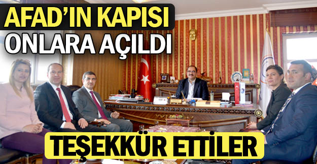 AFAD'ın kapısını çaldılar...