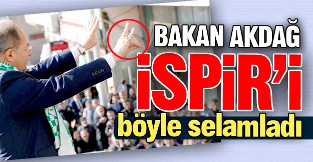 Bakan Akdağ'dan bozkurt selamı