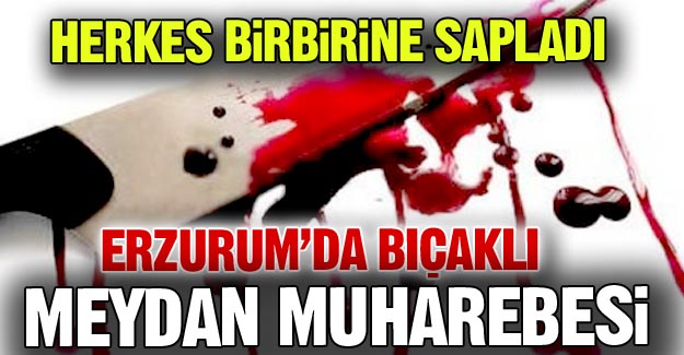 Bıçakları saplayan saplayana!
