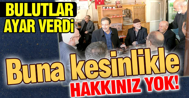 Bulutlar ayarı böyle verdi!
