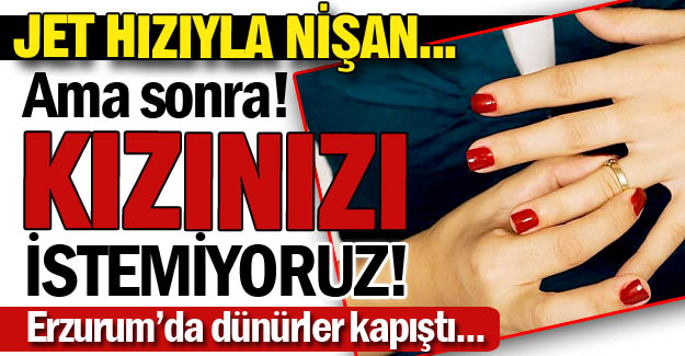 Erzurum'da dünür kavgası!..
