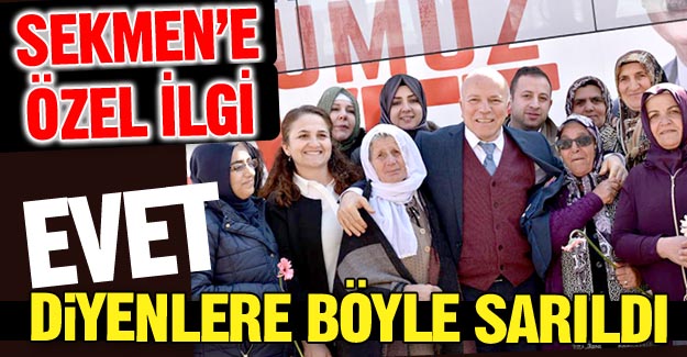 "Evet" diyenlere böyle sarıldı! "Evet" diyenlere böyle sarıldı!