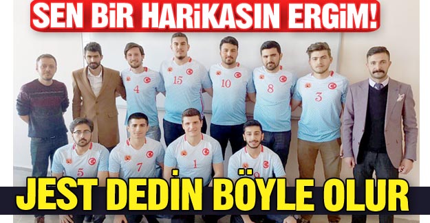 Jest dediğin böyle olur!