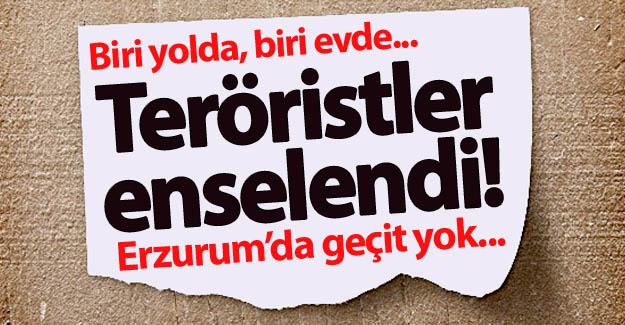 Teröristler enselendi!