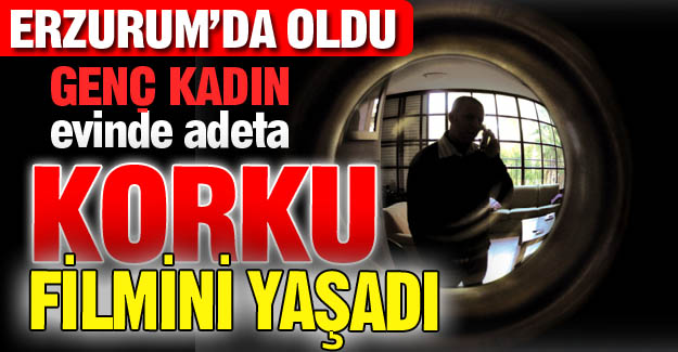 Yatak odasında çakılıp kaldı!