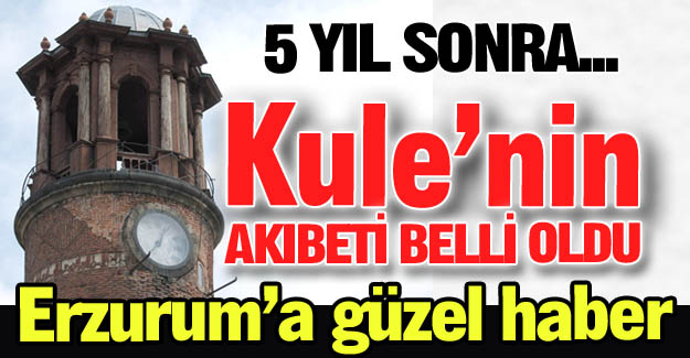 Saat Kulesi'nin akıbeti belli oldu