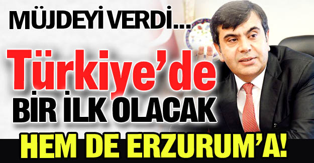 Türkiye'de bir ilk olacak!