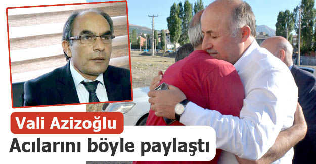 Acılarını böyle paylaştı...