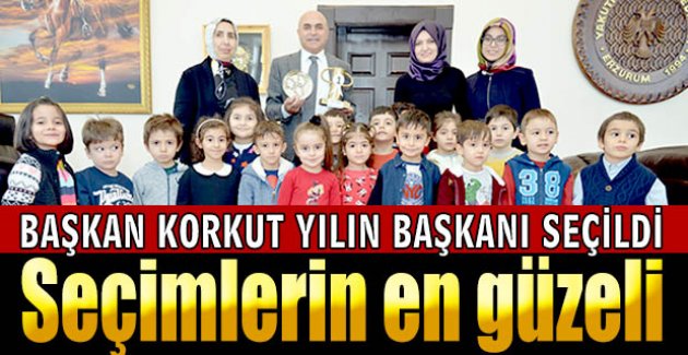 Korkut yılın başkanı seçildi