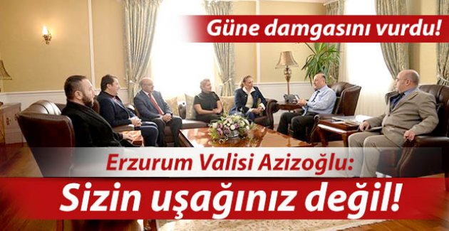 Ağzınıza sağlık Vali Bey!