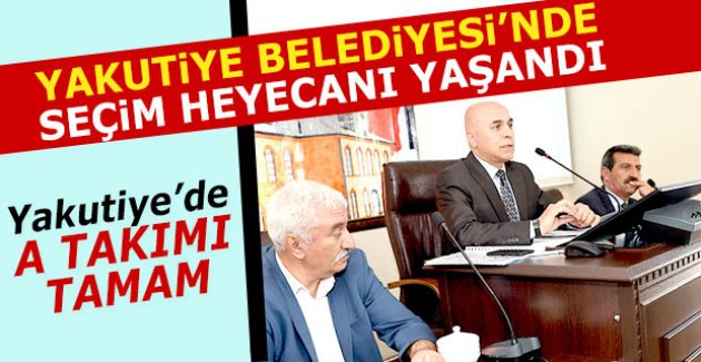 Yakutiye'de A TAKIMI tamam!..