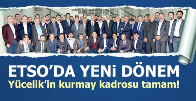 Yücelik'in kurmayları da tamam!..