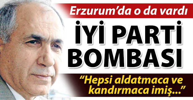 "Hepsi aldatmaca ve kandırmaca!.."