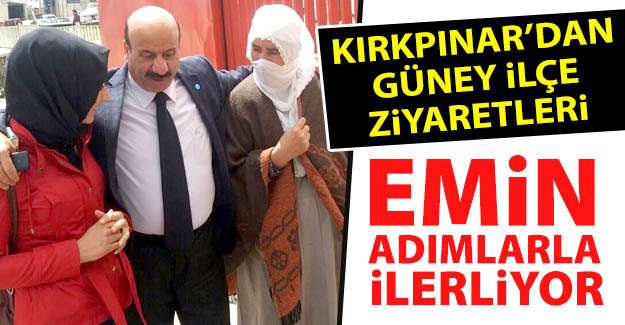 Kırkpınar'dan güney ilçelere ziyaret
