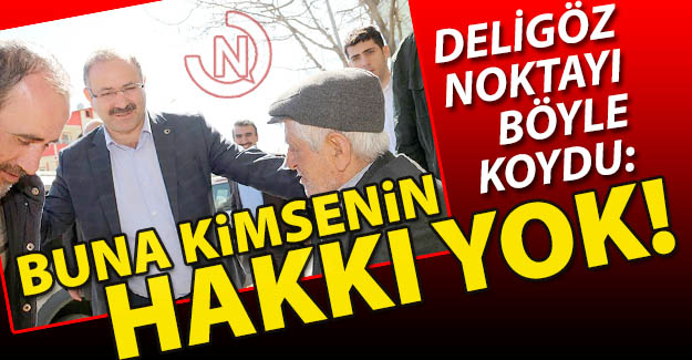 Buna kimsenin hakkı yok!..