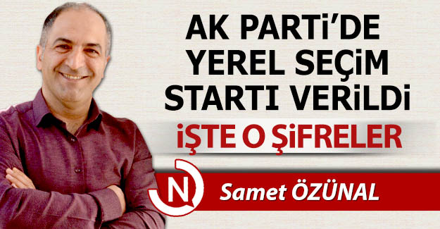 AK Parti'de yerel seçimlerin şifreleri...