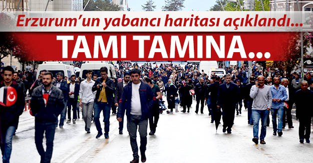 Erzurum'da tamı tamına!..