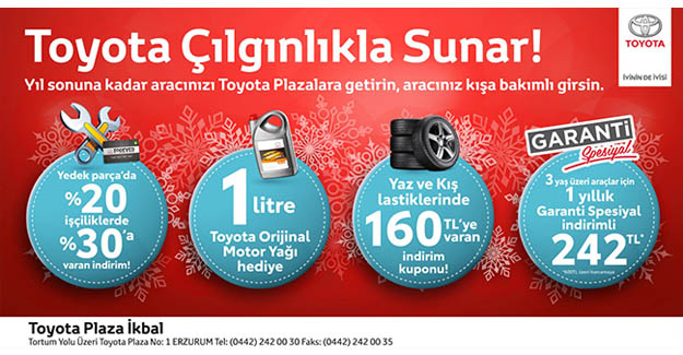 TOYOTA ÇILGINLIKLA SUNAR!..