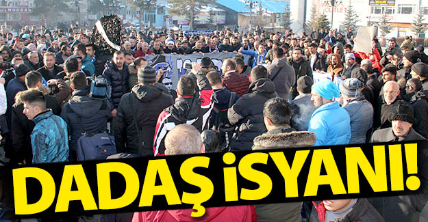 Erzurum'da "mavi beyaz" isyanı!