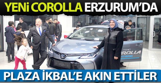 Yeni Corolla Erzurum'da da görücüye çıktı