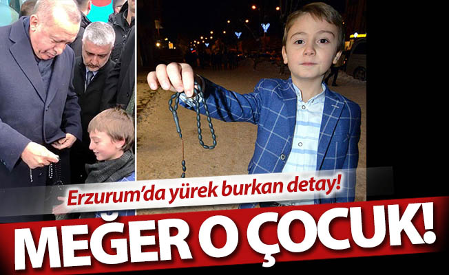 Erzurum'da yürek burkan detay!