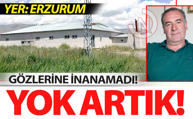 Gözlerine inanamadı!