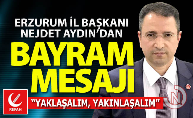 Başkan Aydın'dan bayram mesajı