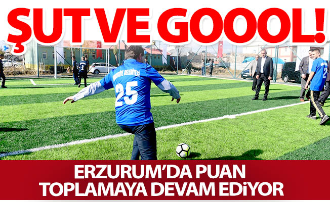 Erzurum'da puanları o topluyor!