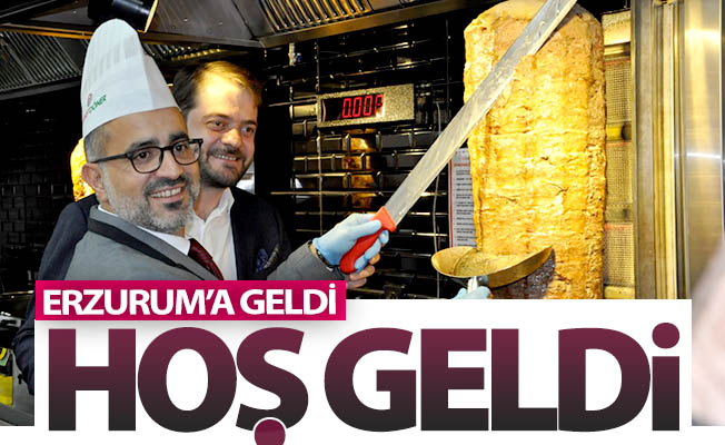 Erzurum'a geldi, hoş geldi!..