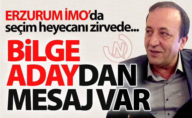 Erzurum İMO'da seçim heyecanı