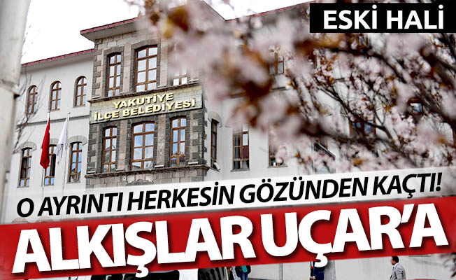 Yakutiye Belediye binasındaki o detay! Yakutiye Belediye binasındaki o detay!