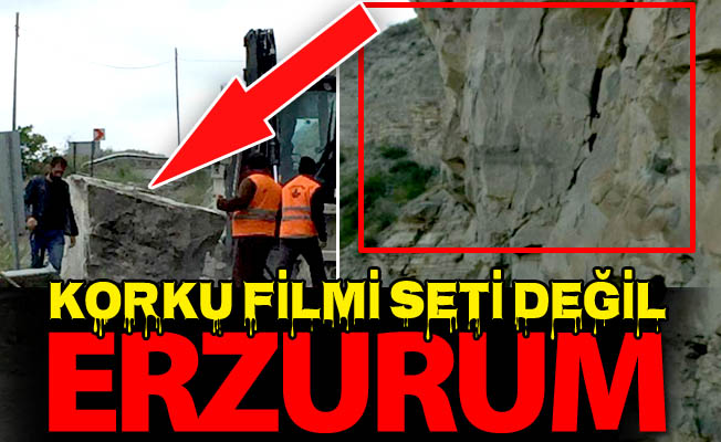 İşte Erzurum'daki ecel geçidi!