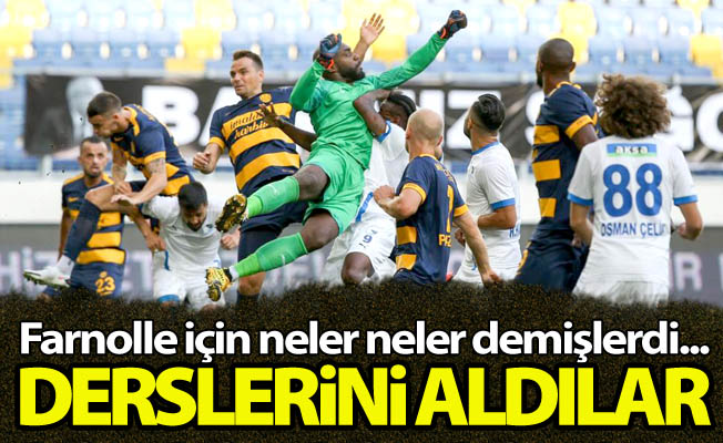 Farnolle adeta ders verdi!