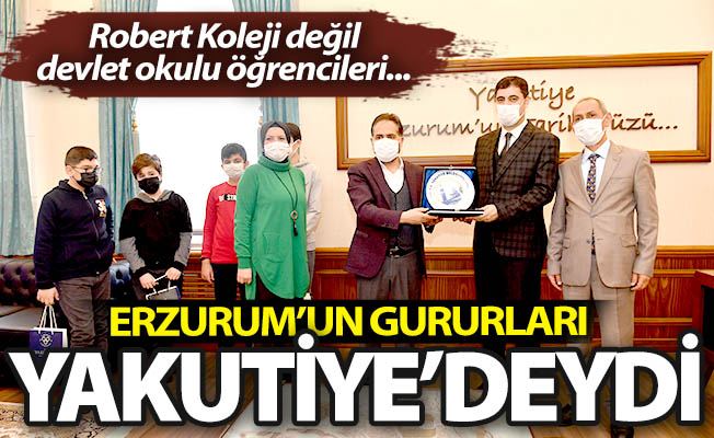 Erzurum'un gururları Yakutiye'deydi...