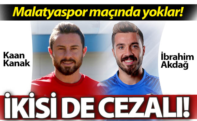 Malatyaspor maçında yoklar!.. Malatyaspor maçında yoklar!..