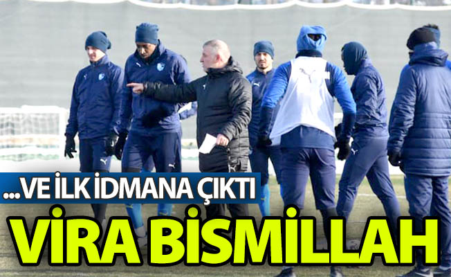 Mesut Bakkal ilk idmanına çıktı